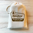 Load image into Gallery viewer, National Park Custom Wedding Favor bags - Adventure Begins Wedding Favors