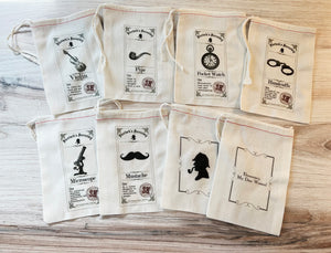 Sherlock Holmes Gift Favor Bags Set of 8