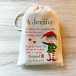 Load image into Gallery viewer, Christmas Elf Personalized Bag Elf Arrival Kit