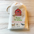 Load image into Gallery viewer, Farm Birthday Thank You Barn Party Farm Animals Barnyard Favor Bag