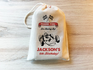Race Car Party Birthday Favor Bag