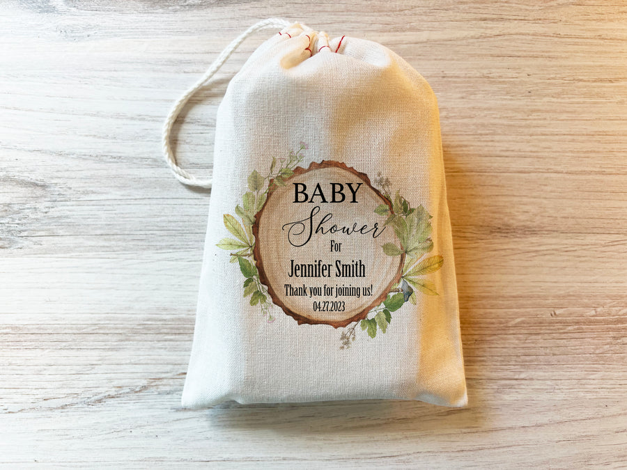 Rustic Woodland Baby Shower Gift Bag