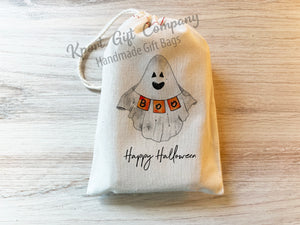 Boo Ghost Halloween Favor Bag