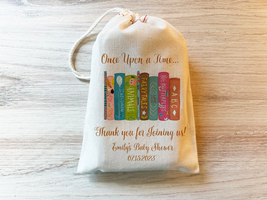 Book Baby Shower Library Baby Shower Gift Party Favor Bag