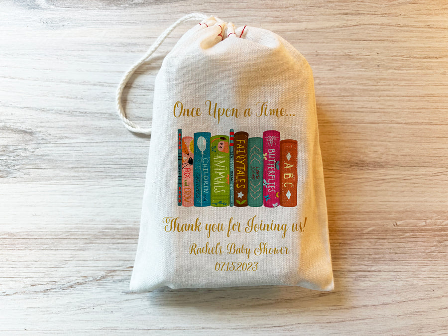 Book Baby Shower Library Baby Shower Gift Party Favor Bag