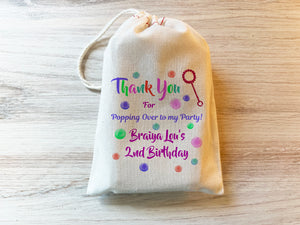Bubble Thank You Gift Party Favor Bag