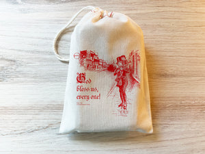Christmas Carol - Tiny Tim Bob Cratchit  - Gift Holiday Bag