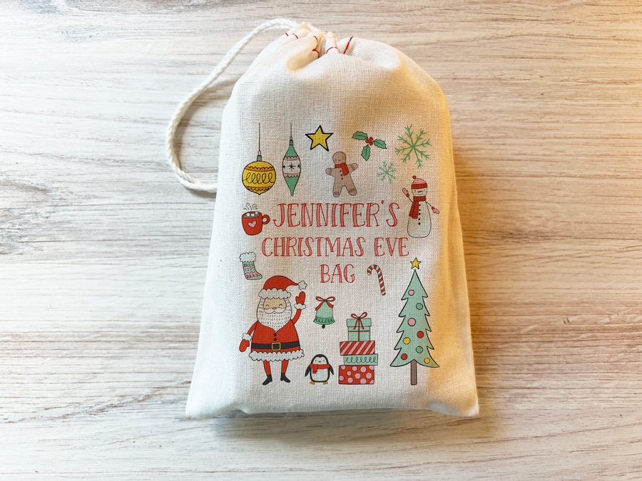 Christmas Eve Bag Custom Personalized Bag
