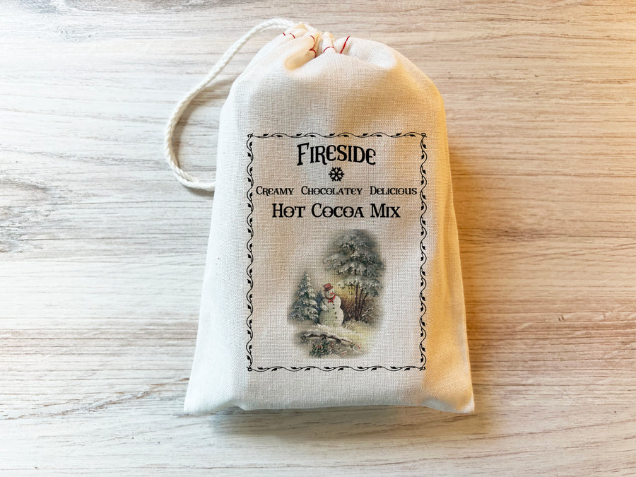 Fireside Snowman Hot Chocolate Hot Cocoa Bags