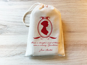 Jane Austen Christmas Holiday Favor Bags