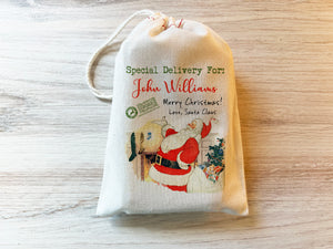 Christmas Santa Custom Personalized Bag - Special Delivery From Santa