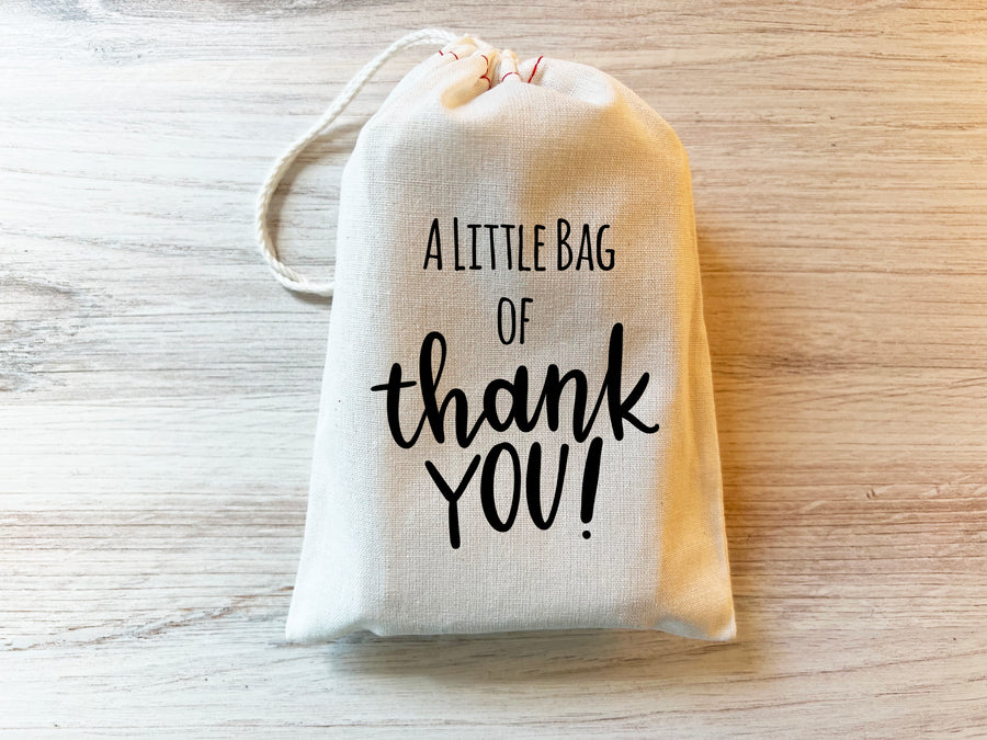 Thank You Favor Bag Personalized