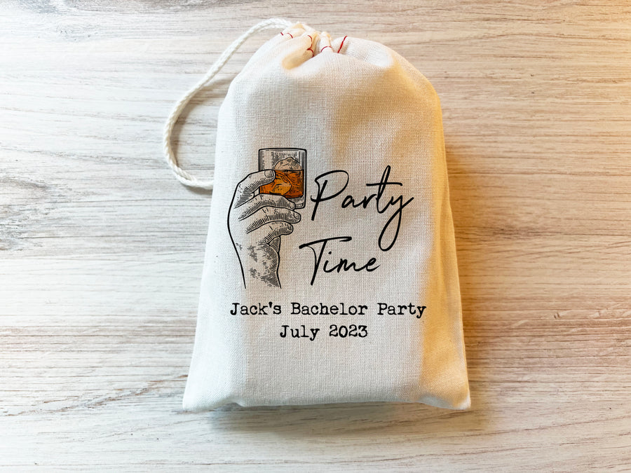 Bachelor Party Hangover Recovery Kit Bag Favors Whiskey Beer Tequila Cocktails