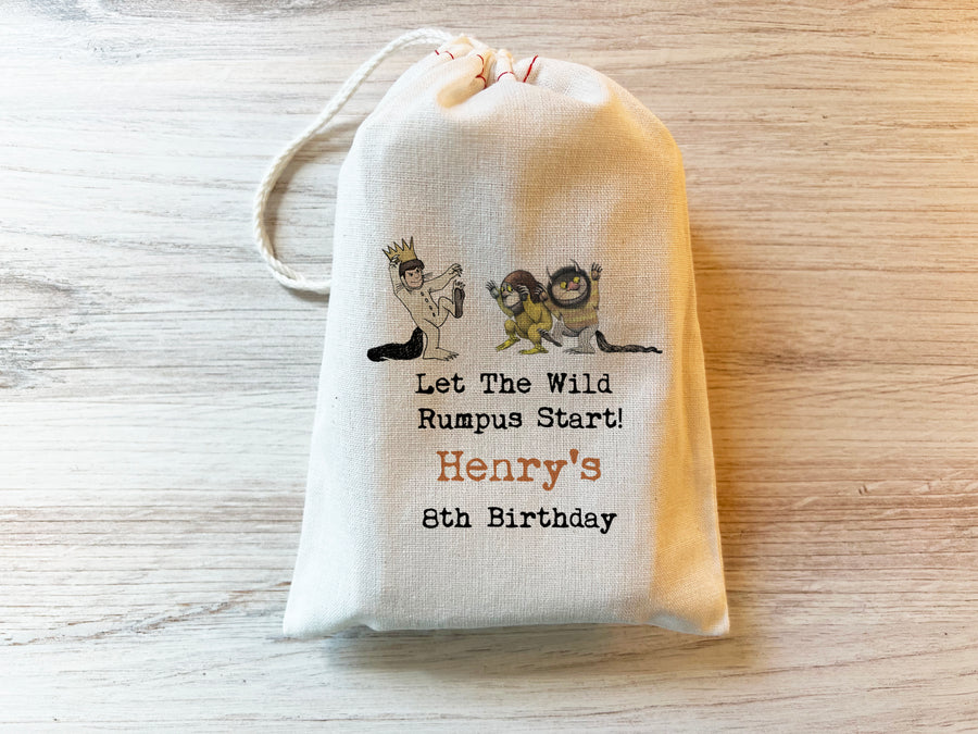Wild Things Gift Party Favor Bag