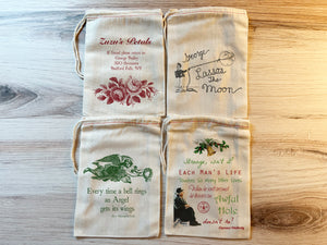 Its a Wonderful Life Merry Christmas Holiday Gift Bags. Set of 4